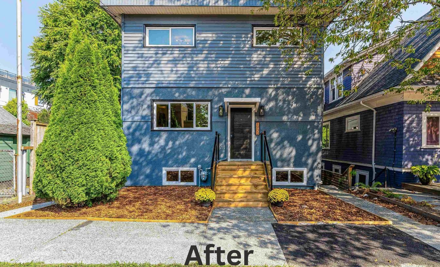 House exterior after siding renovation in Vancouver