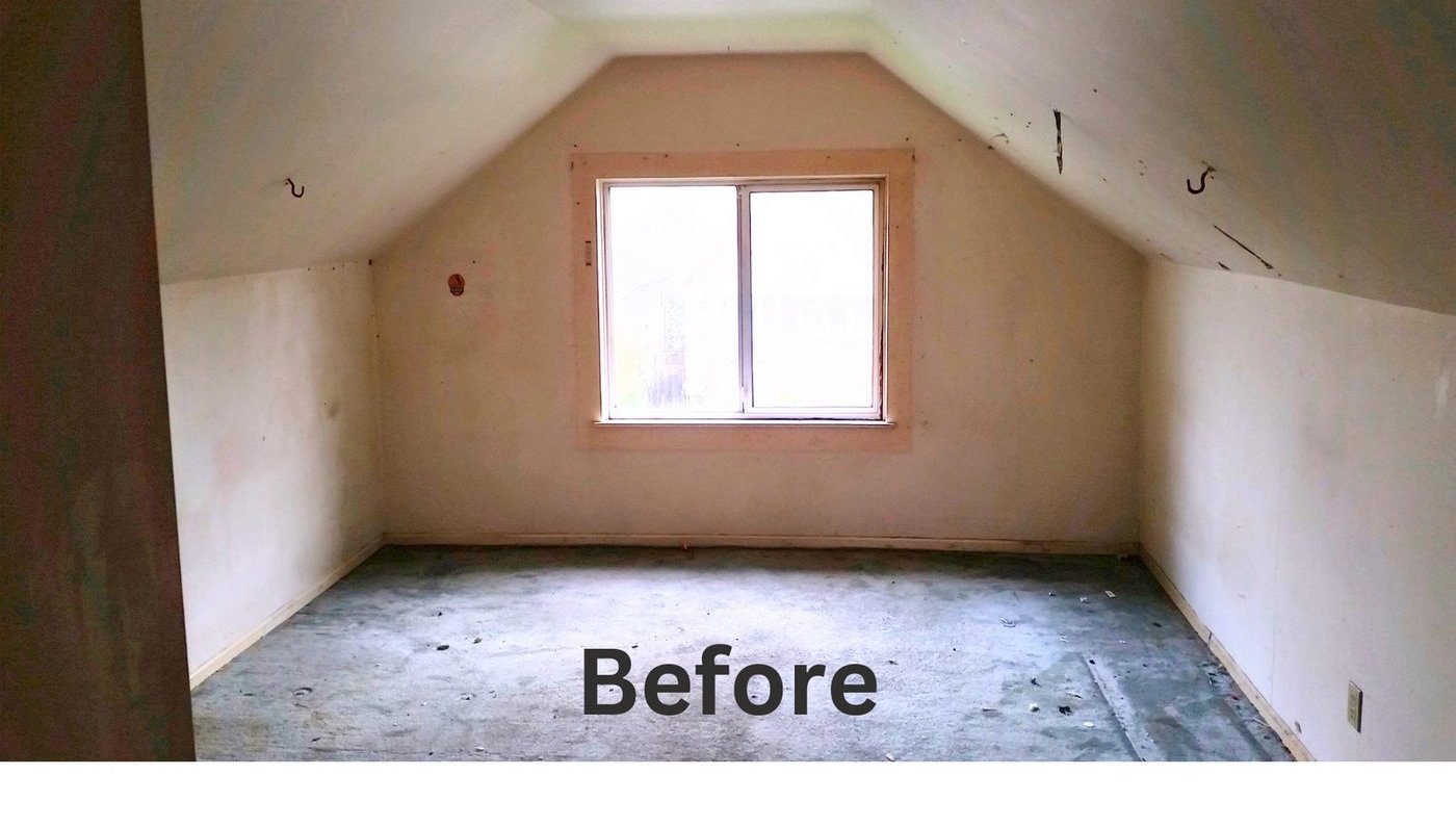 Second living area before full-home remodel in Greater Vancouver